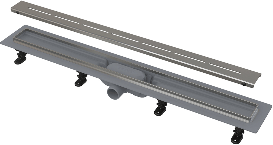 водоотводящий желоб с решеткой alcaplast apz18-950m simple