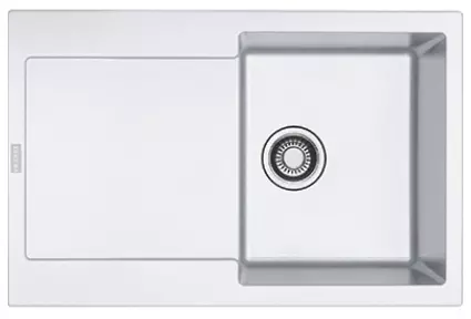 кухонная мойка franke maris mrg 611 3,5" 78x42,5 белый