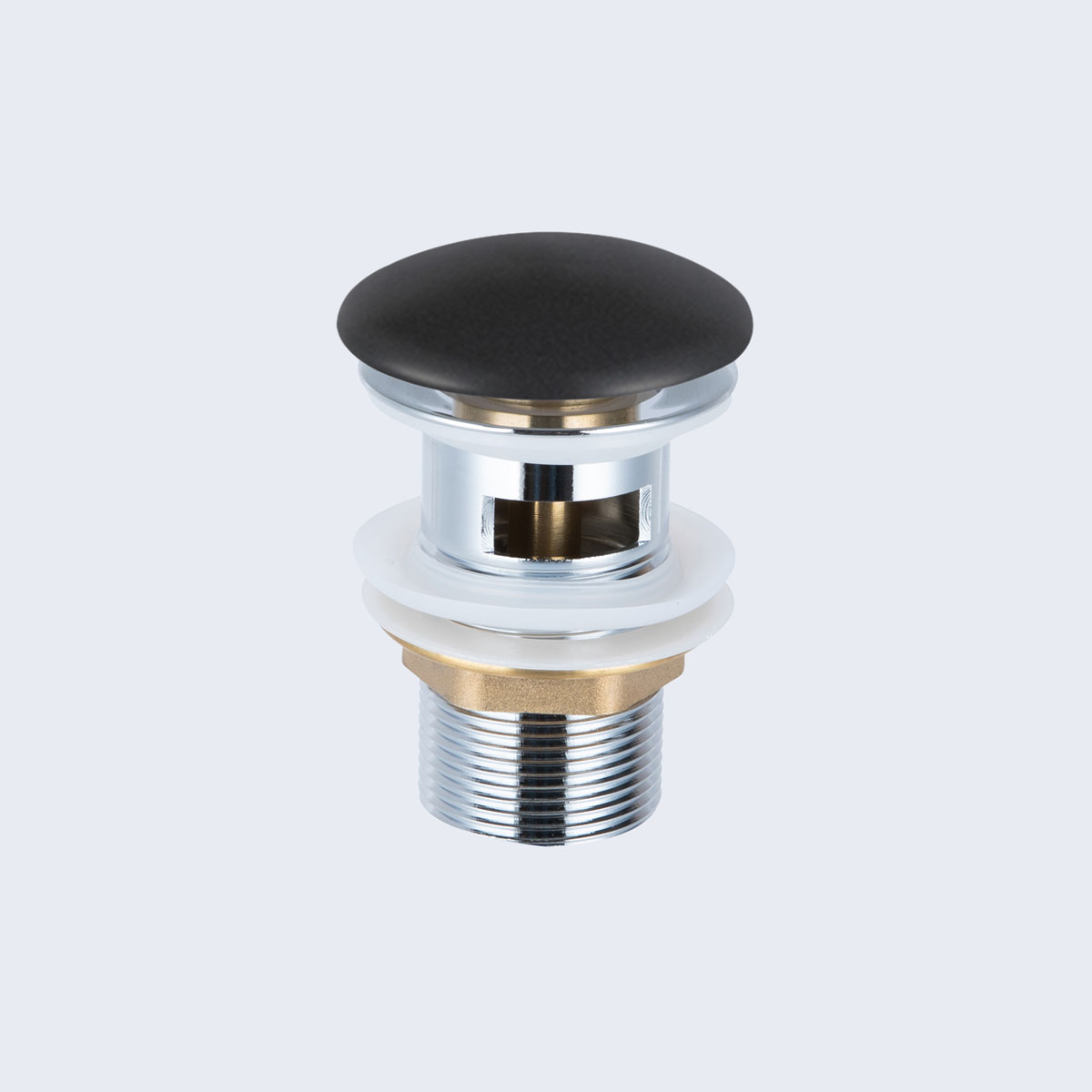донный клапан vincea dbs-216mb черный матовый