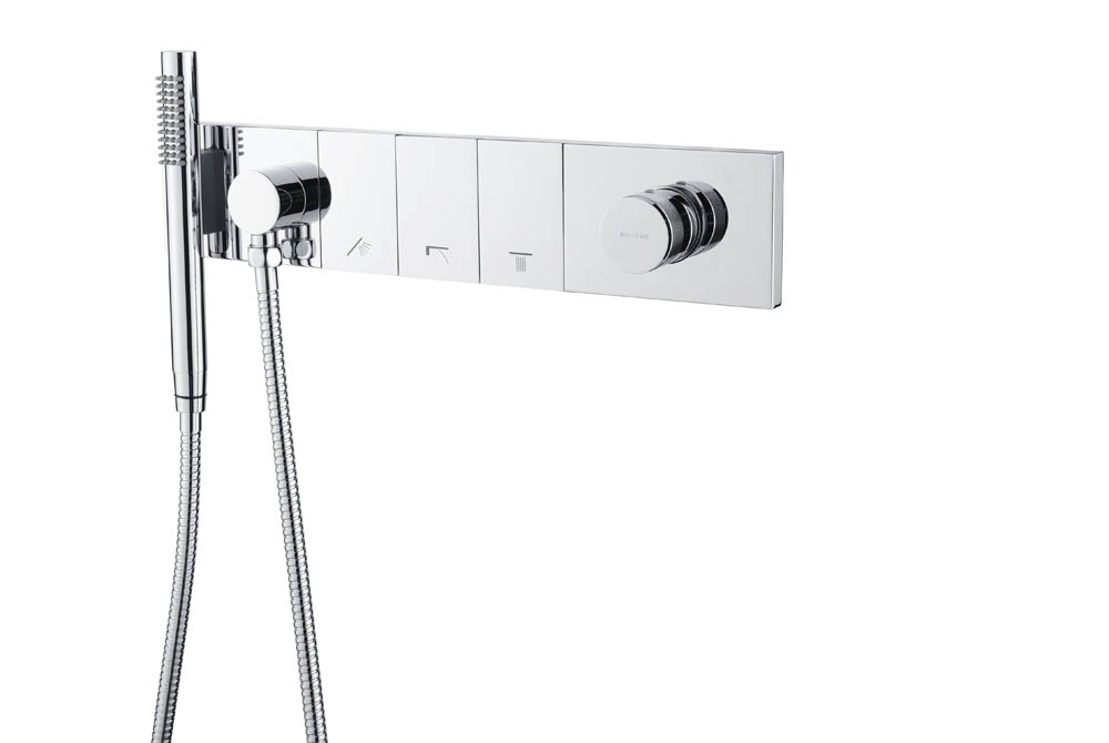 смеситель для ванны и душа boheme zodiac chrome 132-sys-cr хром