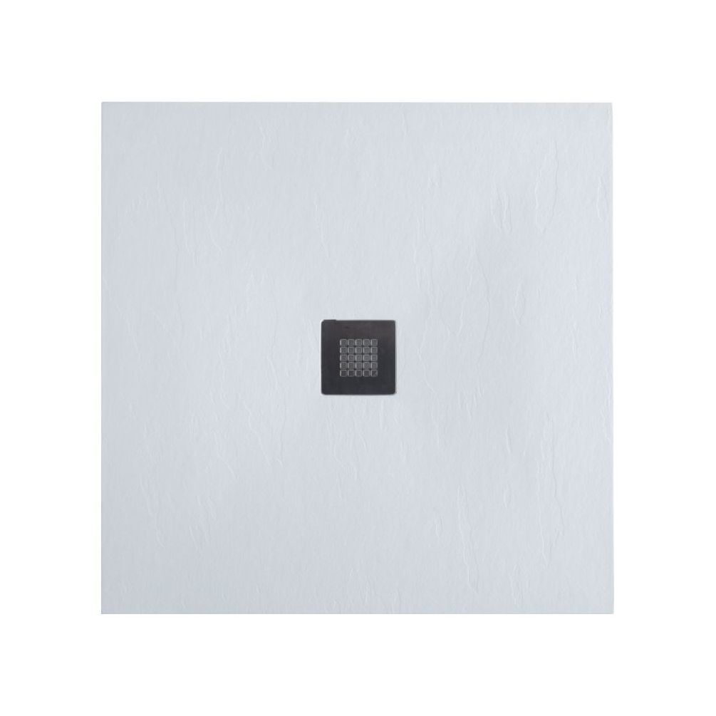 душевой поддон allen brau priority 100x100 8.31005-21 белый камень