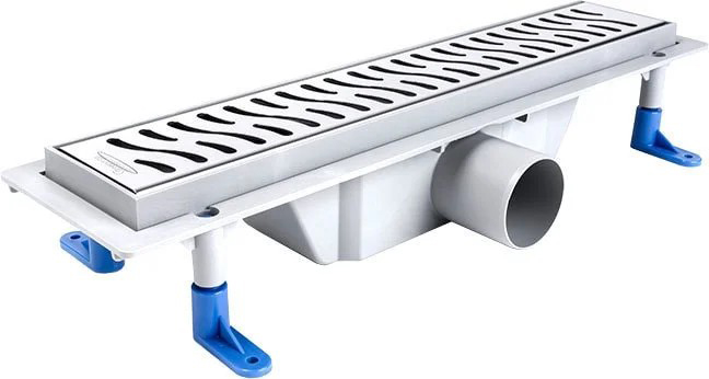 душевой лоток styron sty-ha-40 с хромированной решеткой chain и domino