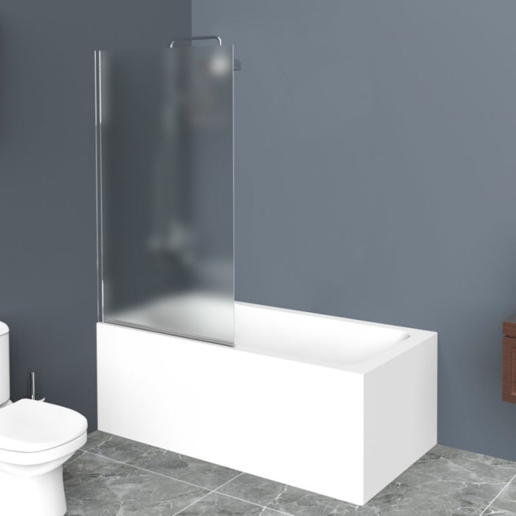 шторка на ванну belbagno uno-v-1-80/150-p-cr 80x150 текстурное стекло / профиль хром
