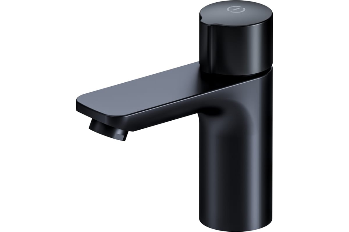 смеситель для умывальника am.pm x-joy touchreel f85a02522 черный матовый