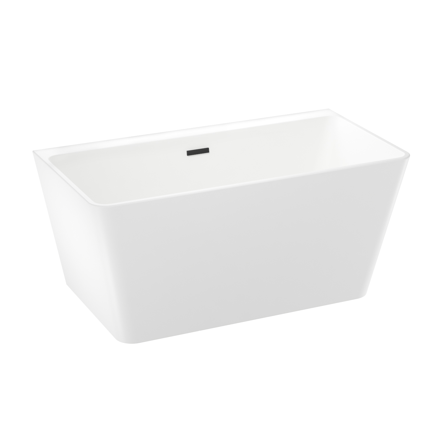 ванна акриловая wellsee graceful pro 140x74 белый глянец (слив-перелив черный матовый)