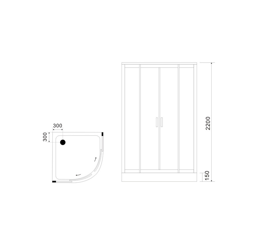Душевой уголок Gutewetter Shape Round GK-864A 90x90 (хром/стекло матовое) фото 21 душевой уголок gutewetter shape round gk-864a 90x90 (хром/стекло матовое) фото 21