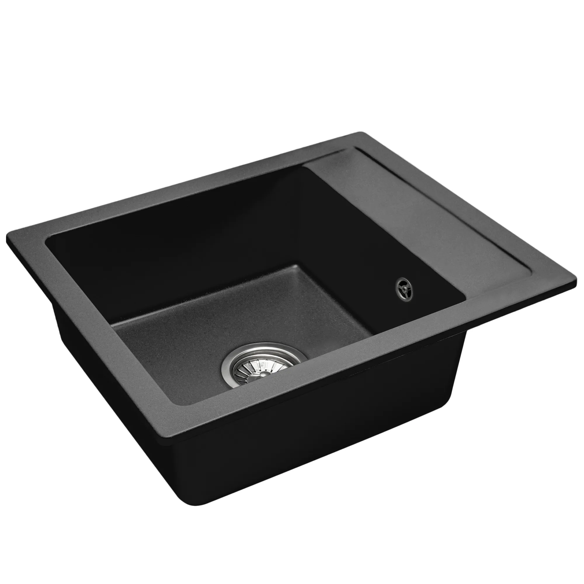 кухонная мойка rea rino black zle-00103 52x49 черный