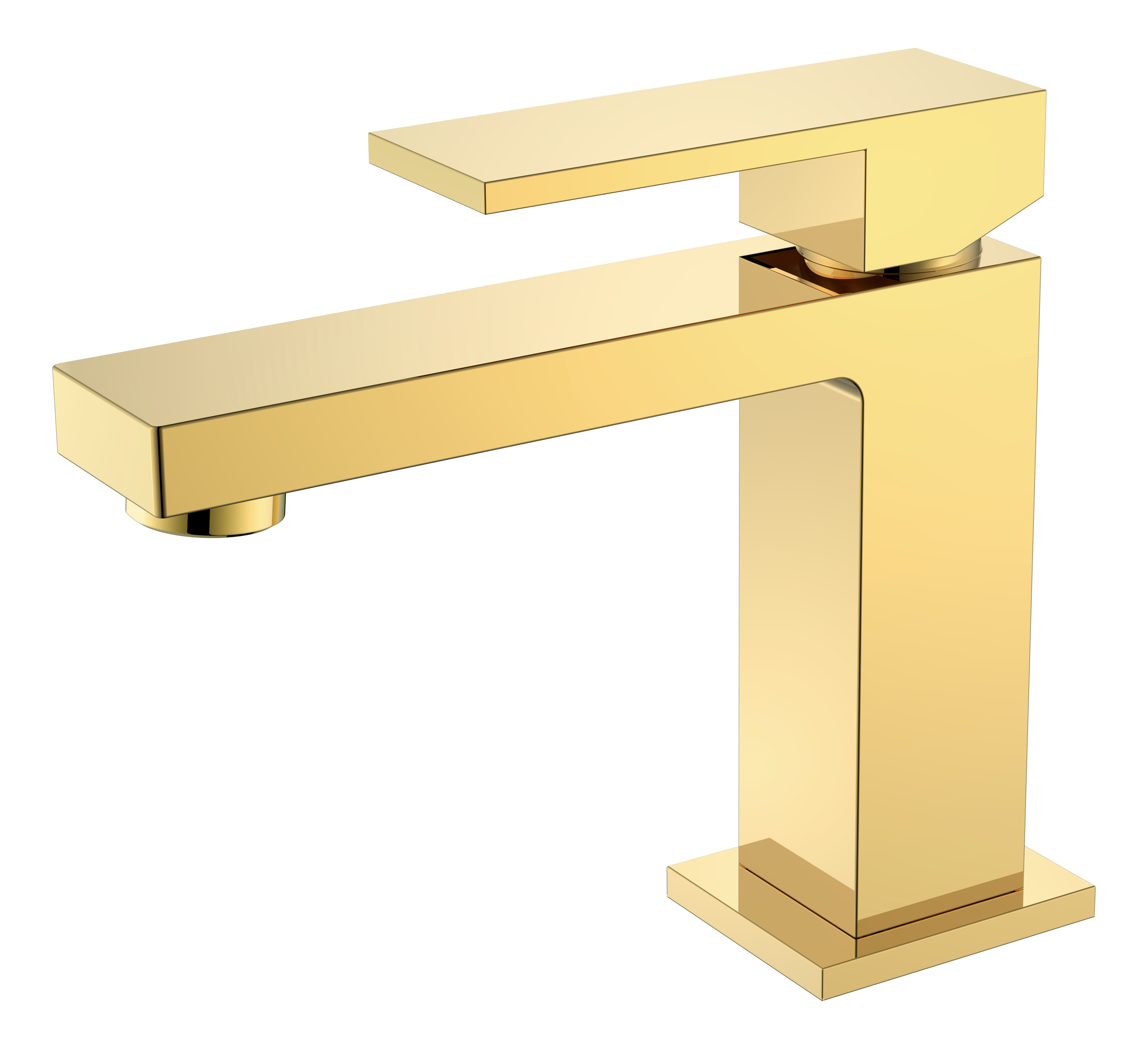 смеситель для умывальника boheme qubic gold 471-g золото