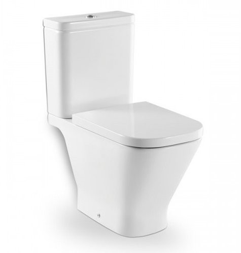 унитаз-компакт roca the gap 36,5x65 сиденье duroplast, микролифт