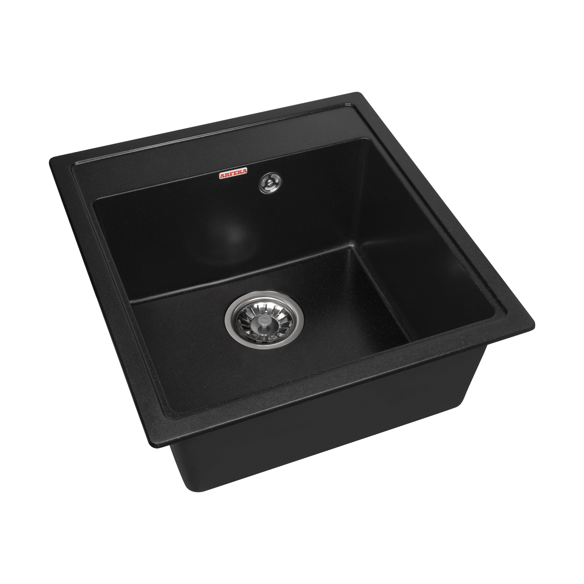 мойка кухонная arfeka dalago 57 wet graphite, графит