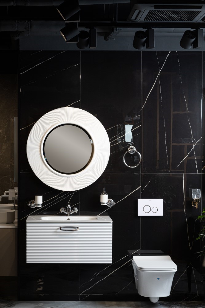 зеркало boheme shine 528-w белое