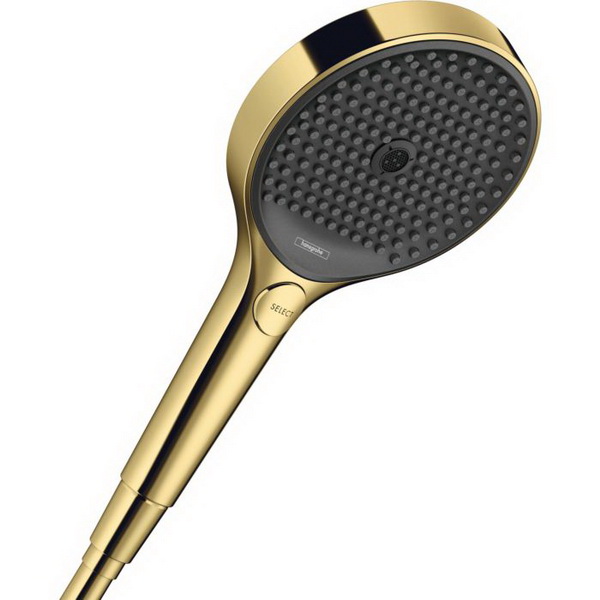 ручной душ hansgrohe rainfinity 130 3jet 26864990 полированное золото