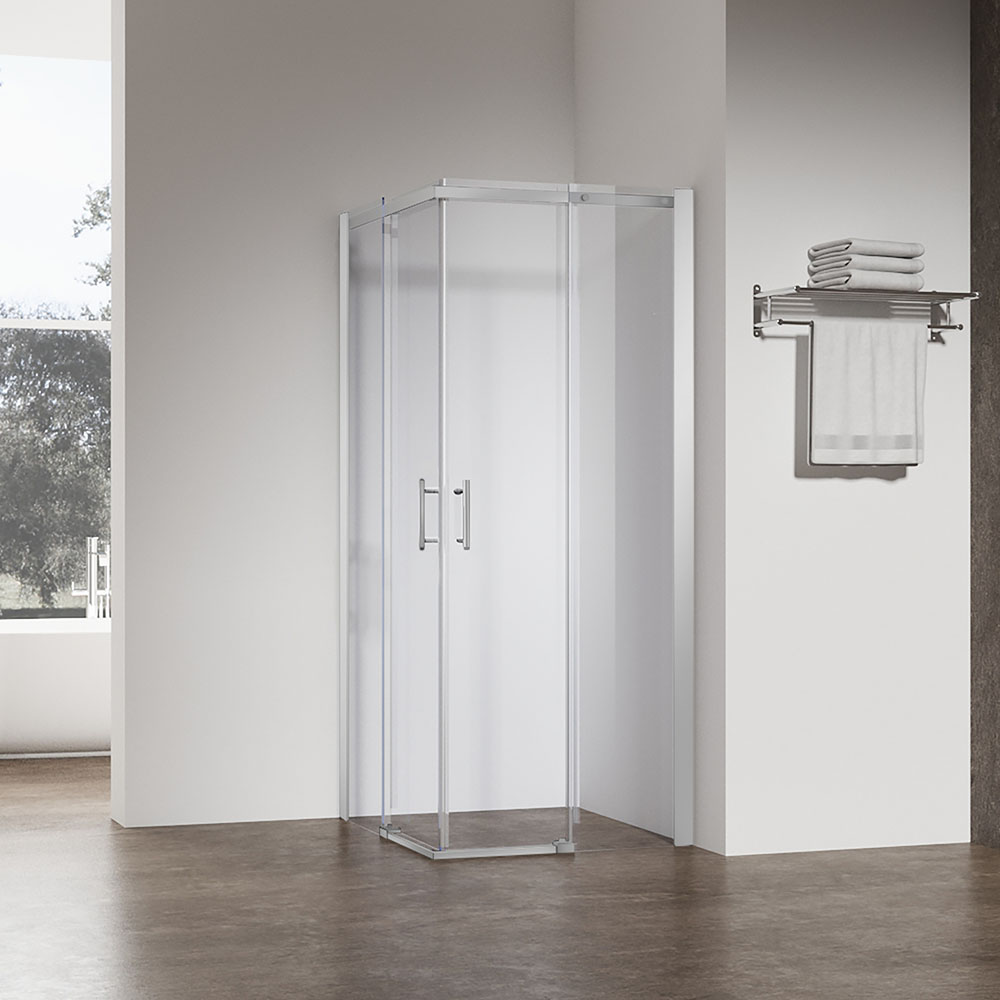 душевой уголок veconi rv50ch-100100-01-c8 100x100 прозрачное стекло / профиль хром