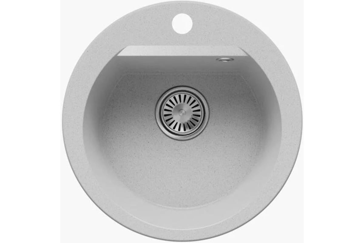 мойка кухонная polygran atol 520 №314 светло-серый