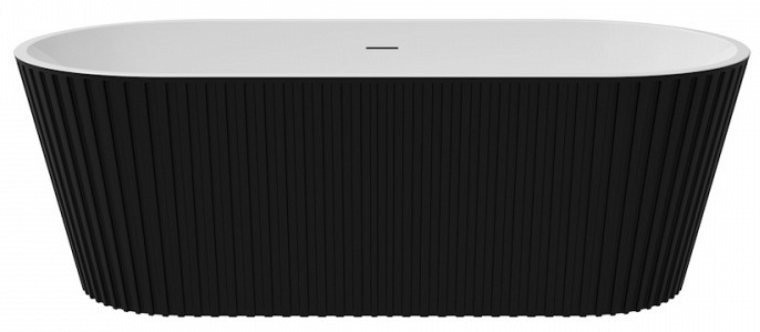 ванна акриловая teymi kati 170x80 черная матовая