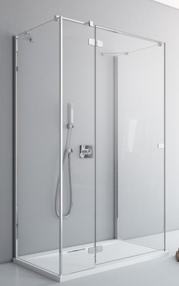 душевой уголок radaway fuenta new kdj+s 90x100 прозрачное/хром