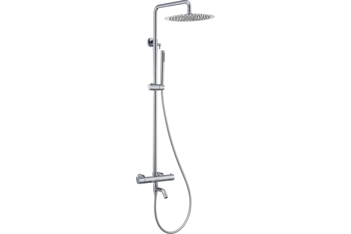 душевая стойка berges kalisto 3r 075021 с термостатом, хром