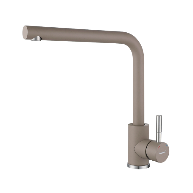 смеситель для кухни granfest quarz gf-z5411 песочный