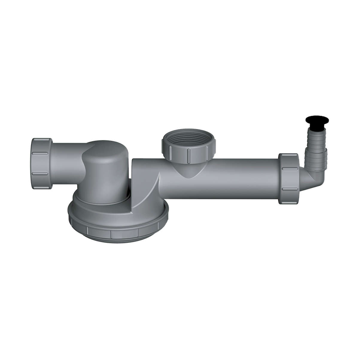 сверхплоский сифон omoikiri s-01 4996119 серый