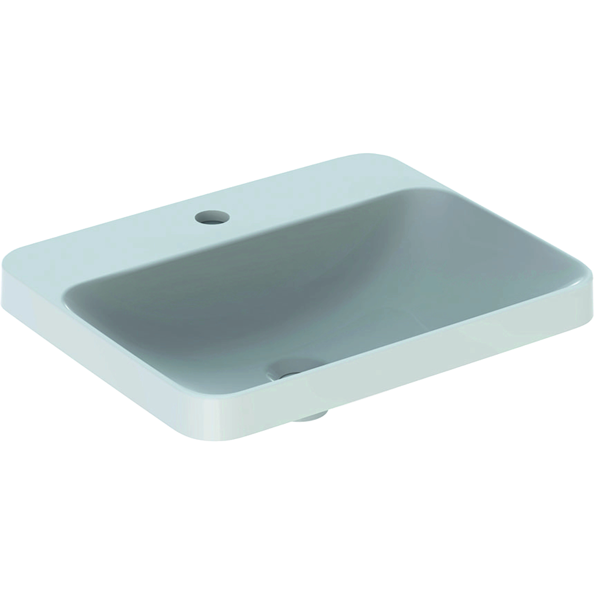 умывальник geberit variform 500.743.01.2 55x45 см белый