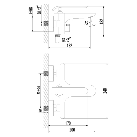 Душевой уголок Gutewetter Practic Square GK-404 70x70 (матовый хром/стекло бесцветное) фото 3 душевой уголок gutewetter practic square gk-404 70x70 (матовый хром/стекло бесцветное) фото 3