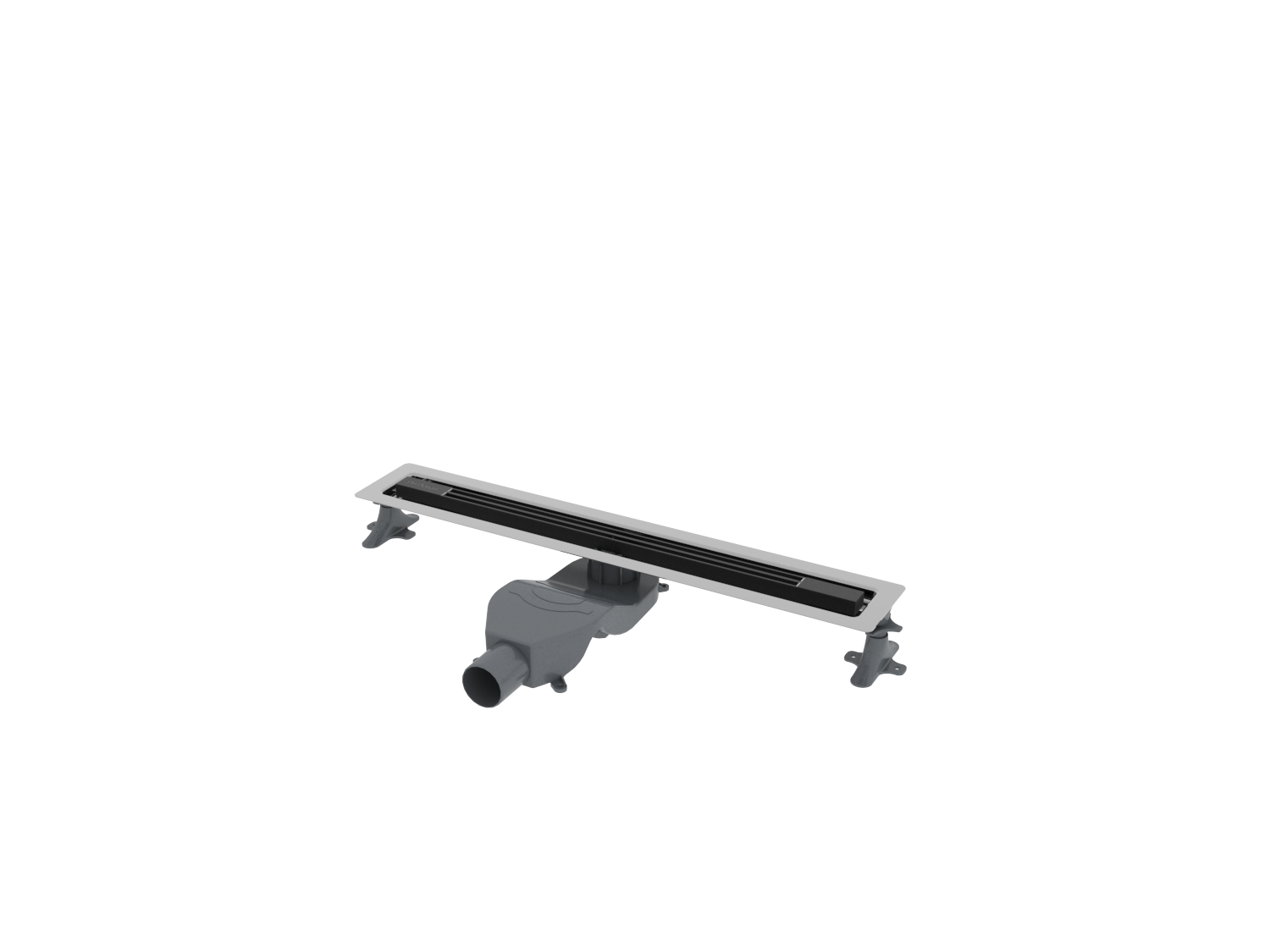 душевой лоток boheme b&t infinity 981-80-b матовый черный