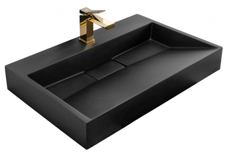 умывальник накладной rea goya black rea-u8802