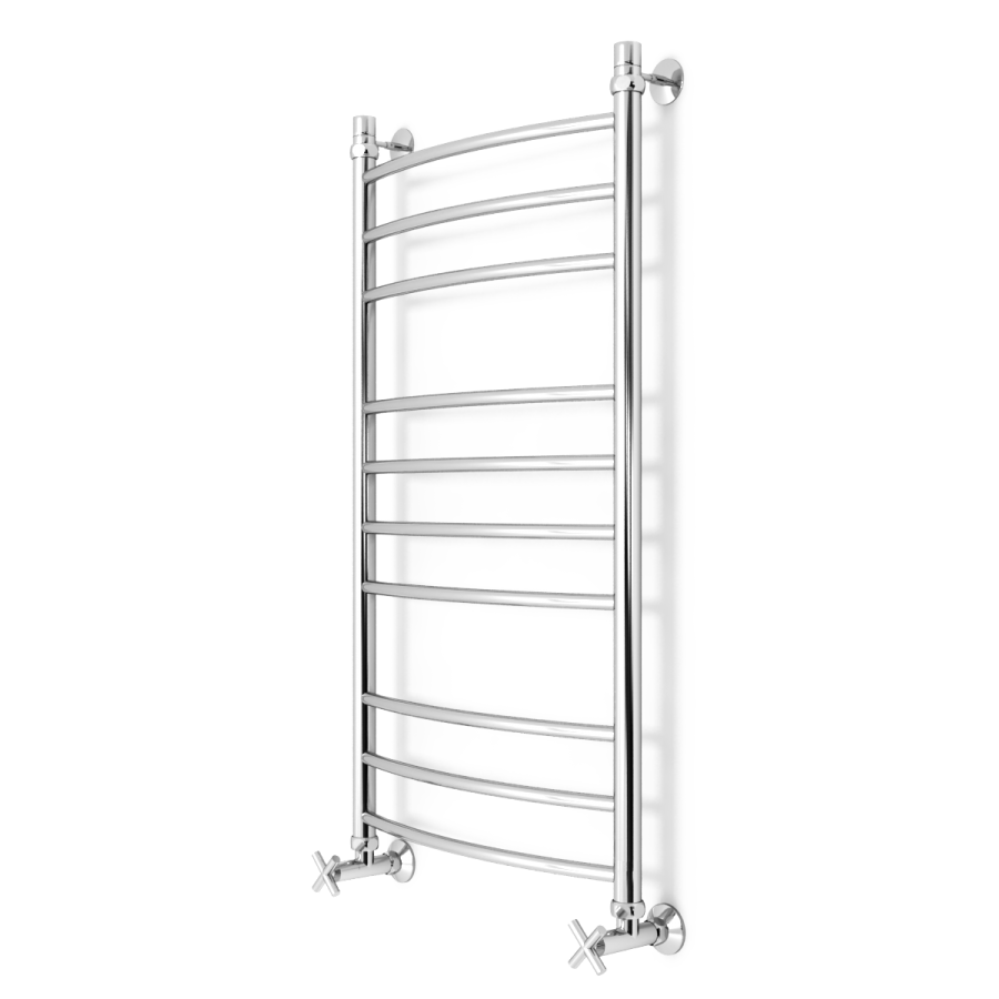 полотенцесушитель zorg varta 500/1000 50x100 нижнее подключение, хром