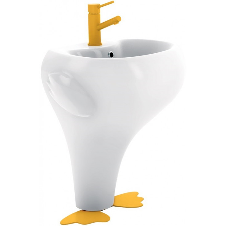 умывальник creavit ducky dc052-00cb00e-0000 52,3x39,5 детский