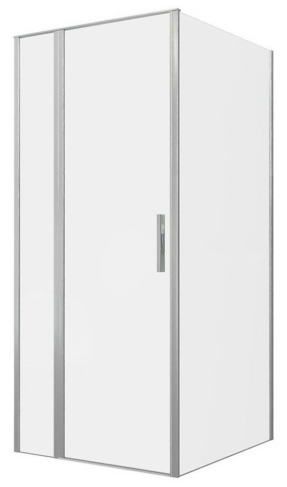 душевой уголок allen brau priority 90x100 стекла прозрачные / профиль серебро брашированное