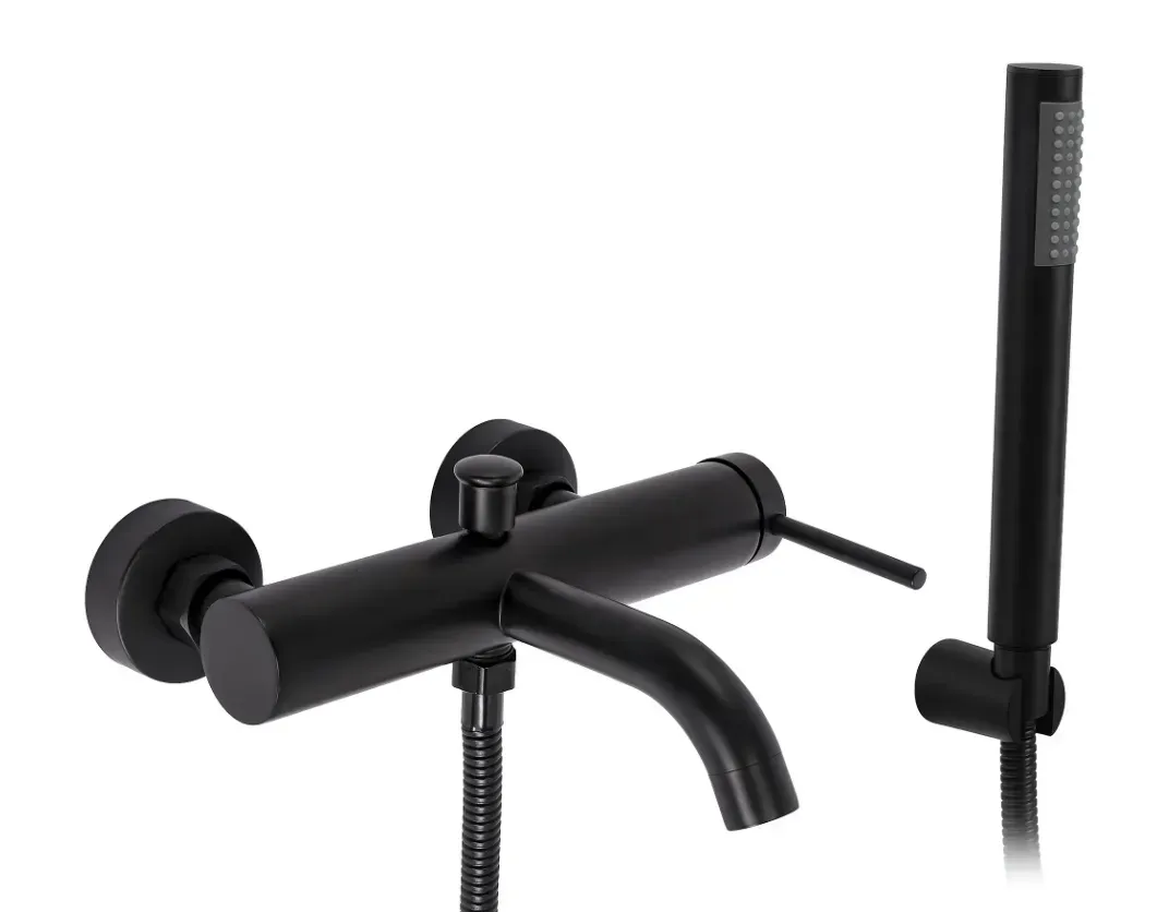 смеситель для ванны rea spot black rea-b2080 черный