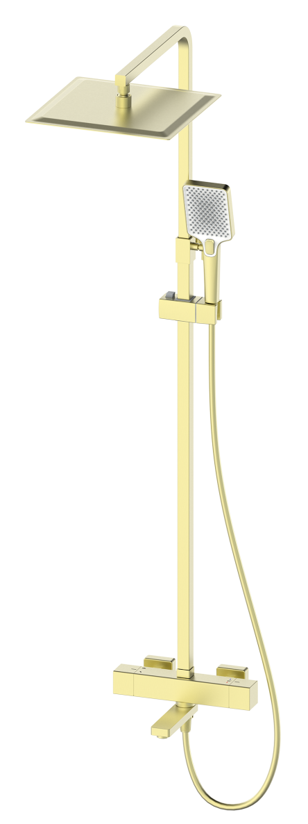 душевая стойка oliveeka ol-739901-bg брашированное золото