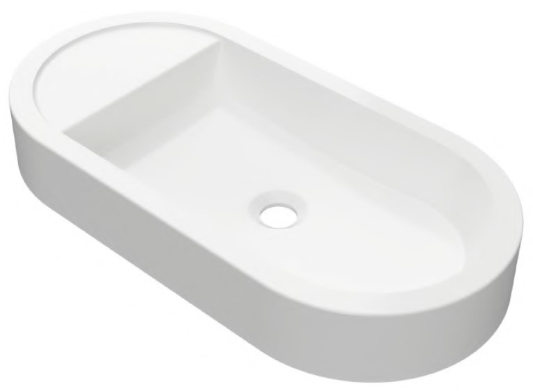 умывальник накладной aquastone aqs 9 e 70x35 белый глянец