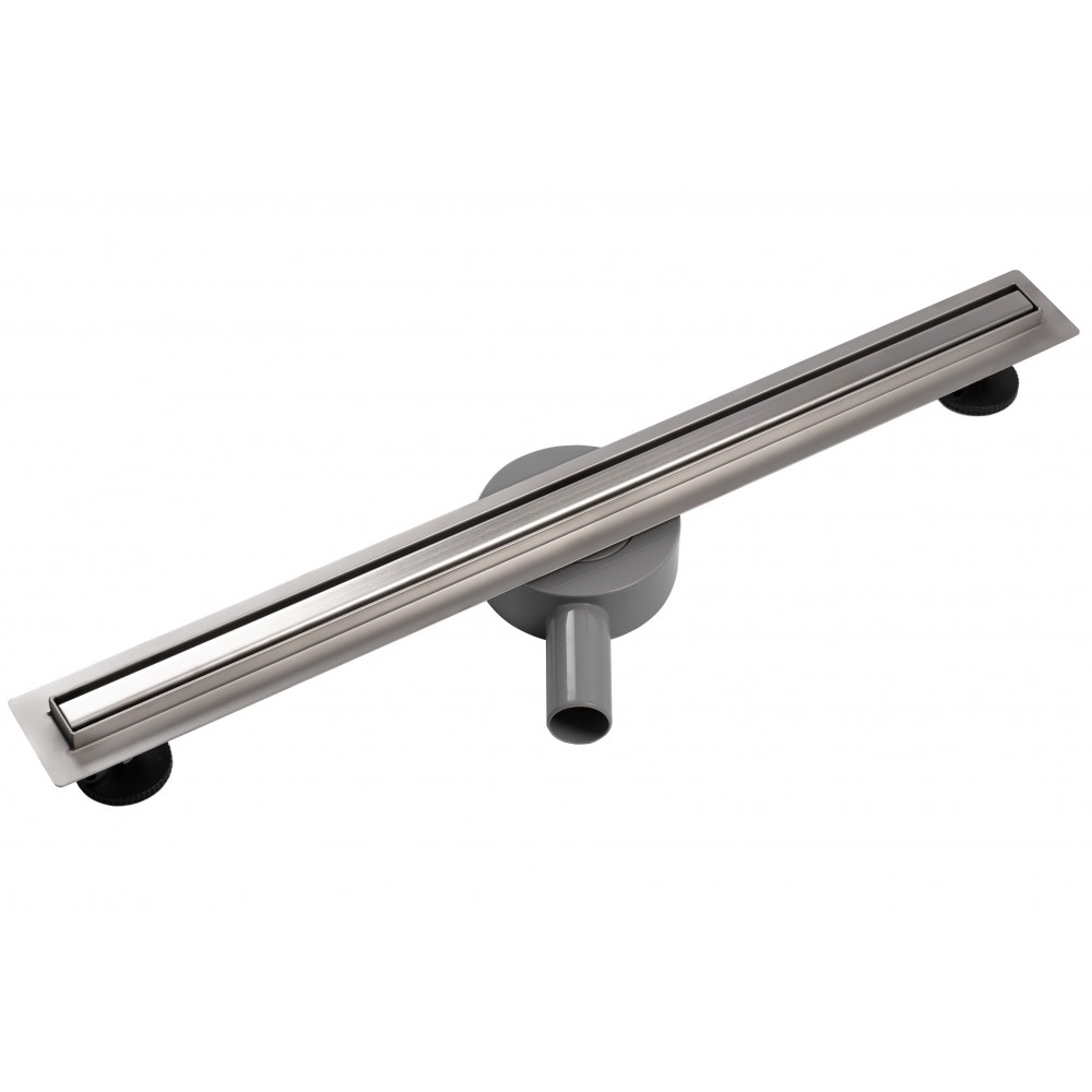 душевой лоток с решеткой calani eco360 slim chrom 60 хром