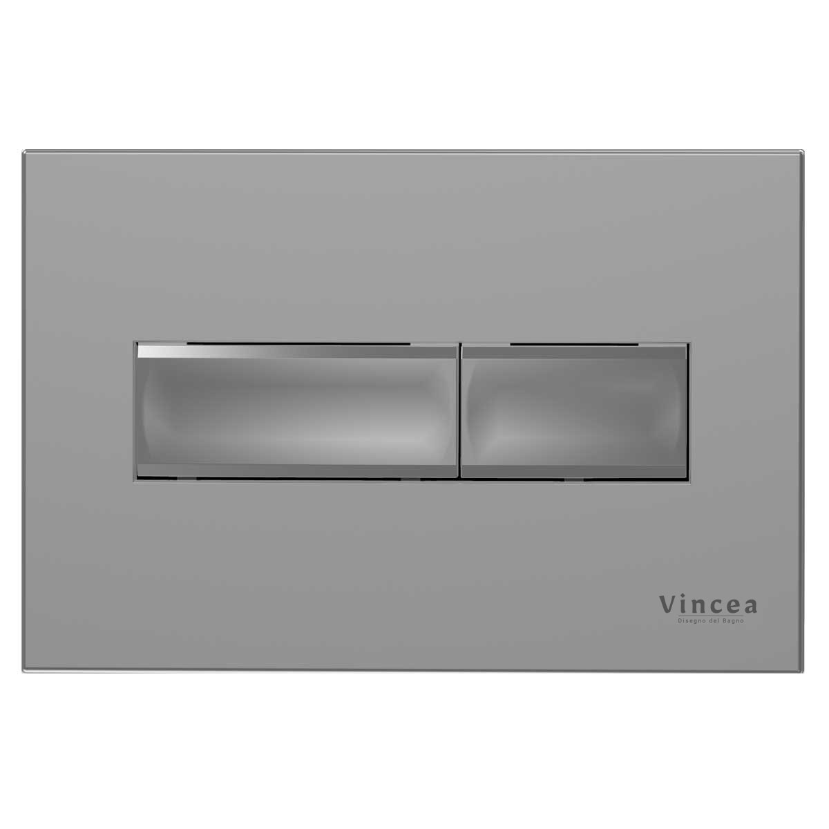 кнопка смыва vincea line vfp-732mg серый матовый