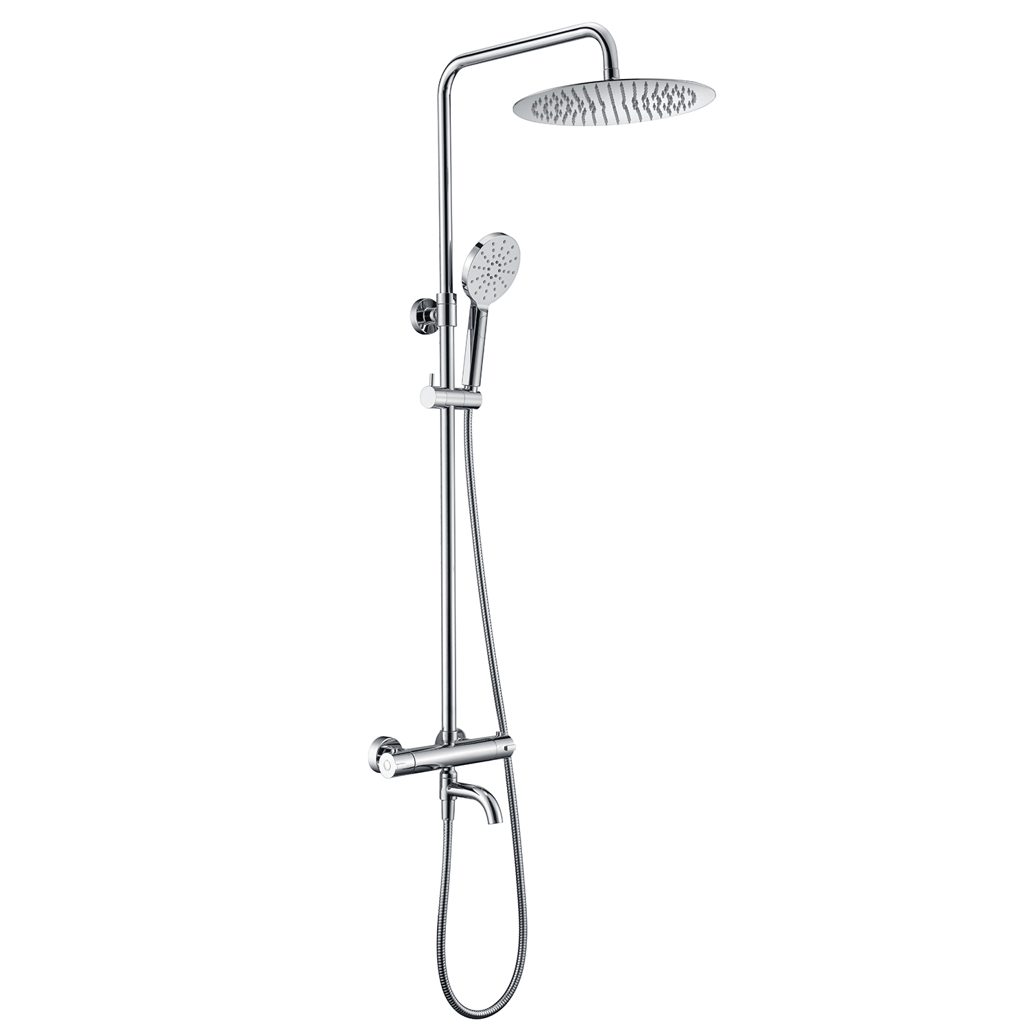 душевая система wasserkraft a18801 thermo хром