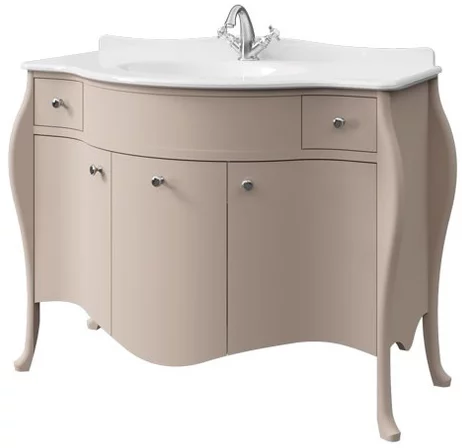 тумба напольная caprigo venezia 110 11916-b074 коричневый матовый