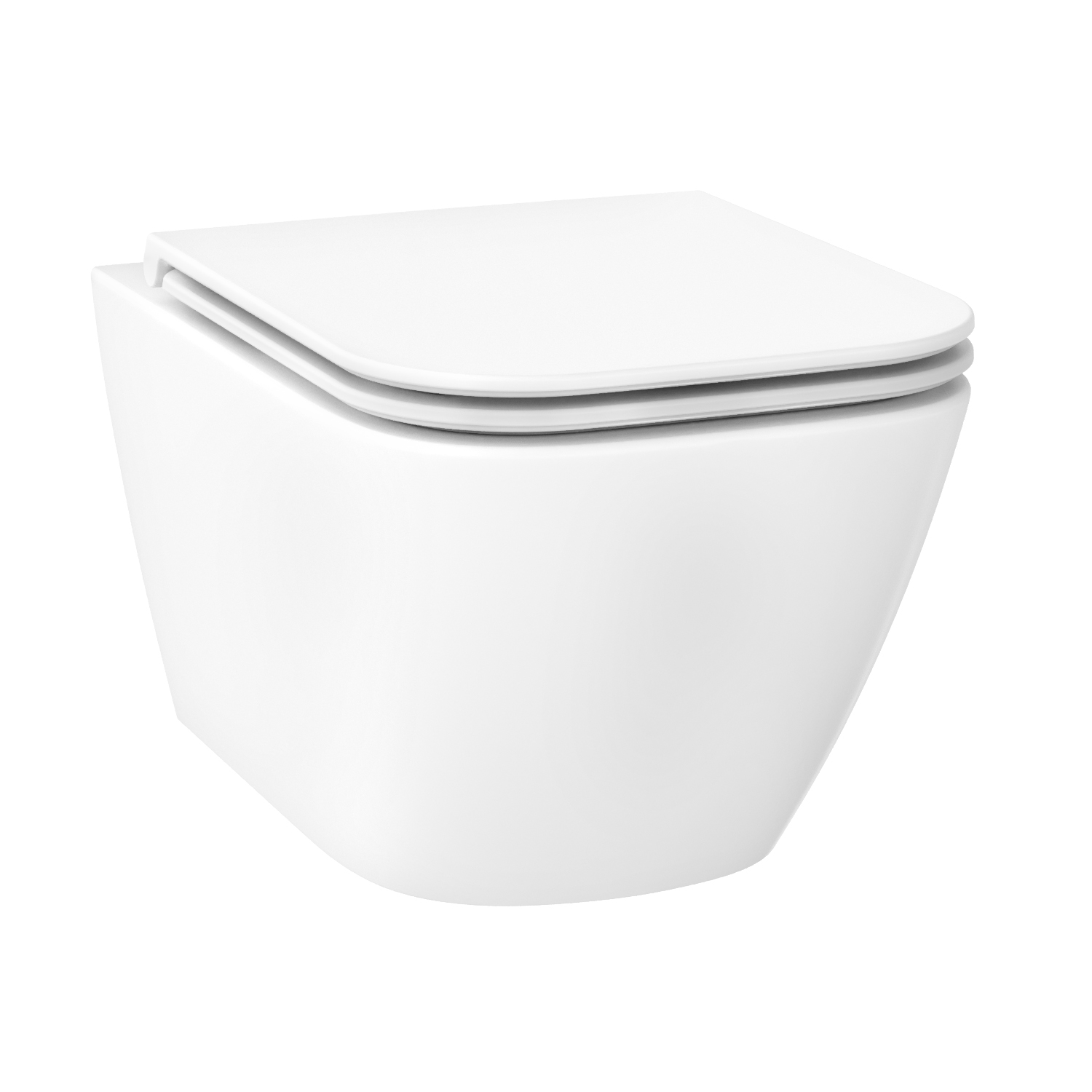 унитаз подвесной wellsee pure by wellsee 36x52 безободковый белый глянец softclose