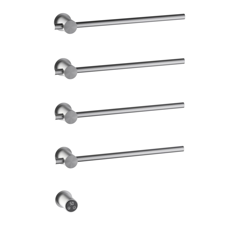 полотенцесушитель электрический timo saona 040/13sm nickel, встроенный, никель