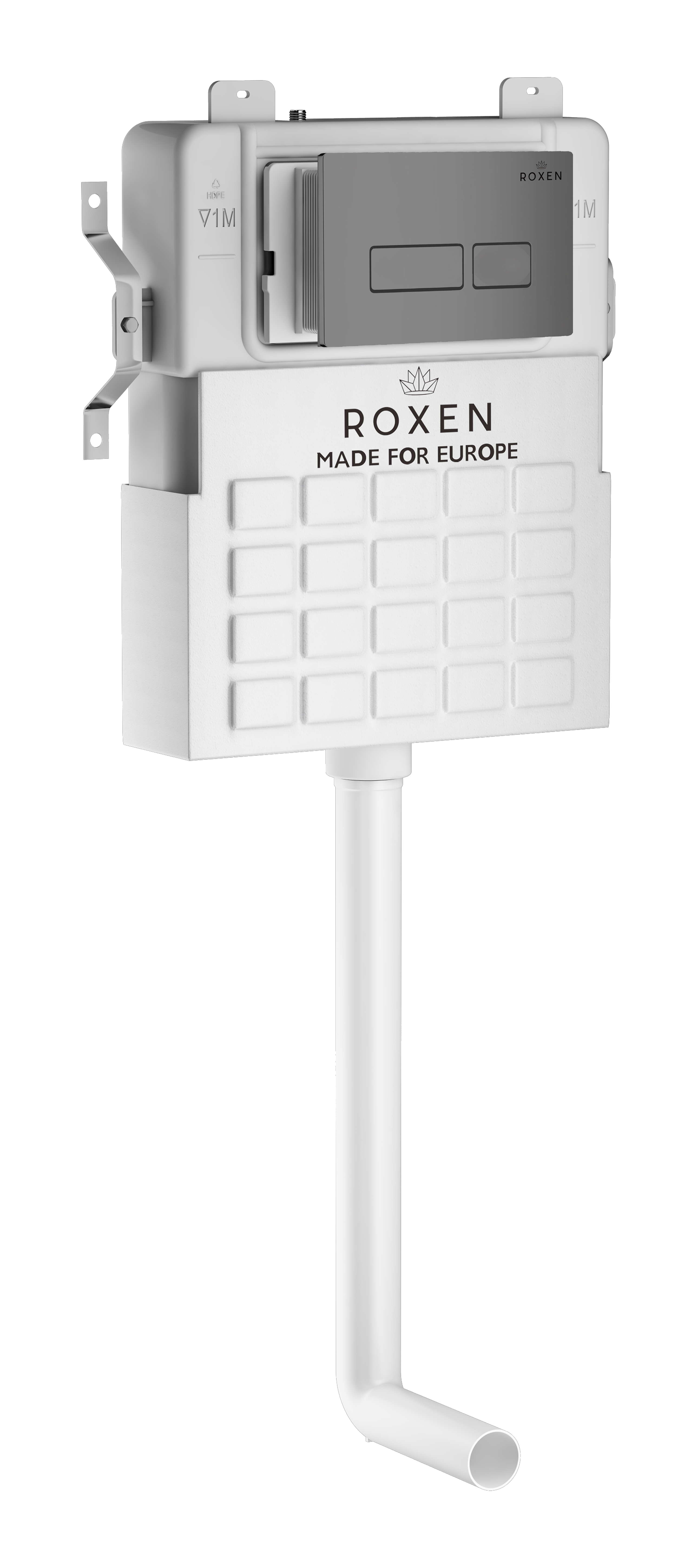 комплект roxen attach 3в1 927084 клавиша хром матовый