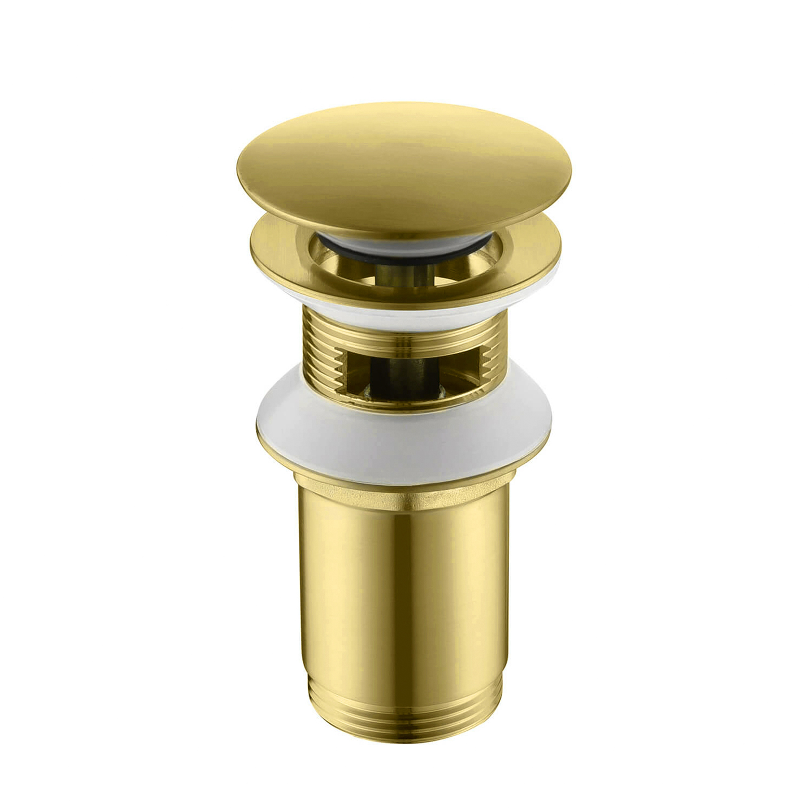 донный клапан timo 8011/20 brushed brass