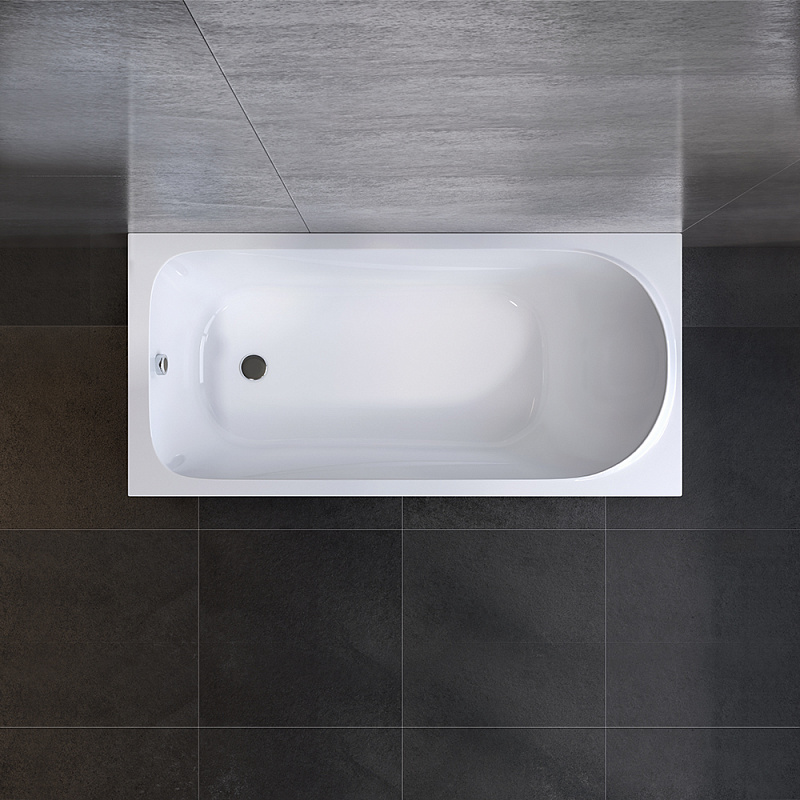 ванна акриловая am.pm sense w76a-170-070w-a 170x70 белая