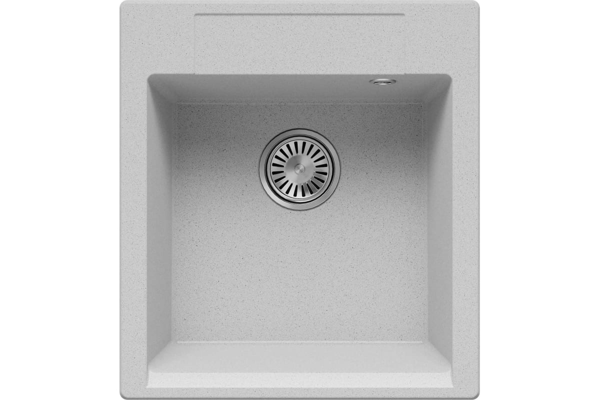 кухонная мойка polygran argo 460 №314 46x51 светло-серый