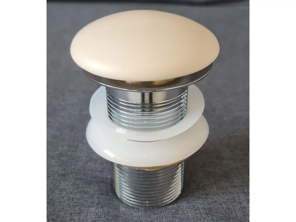 донный клапан для умывальника gid sr100 74405k без перелива светло-коричневый матовый