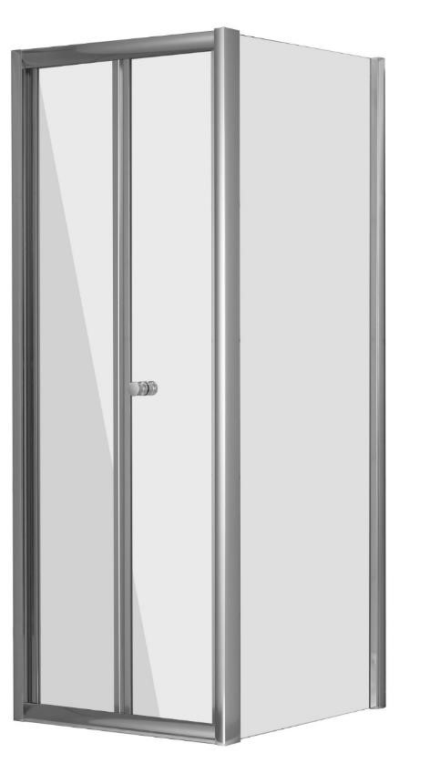 душевой уголок grossman alba gr-8080al2 80x80 стекла прозрачные, профиль хром