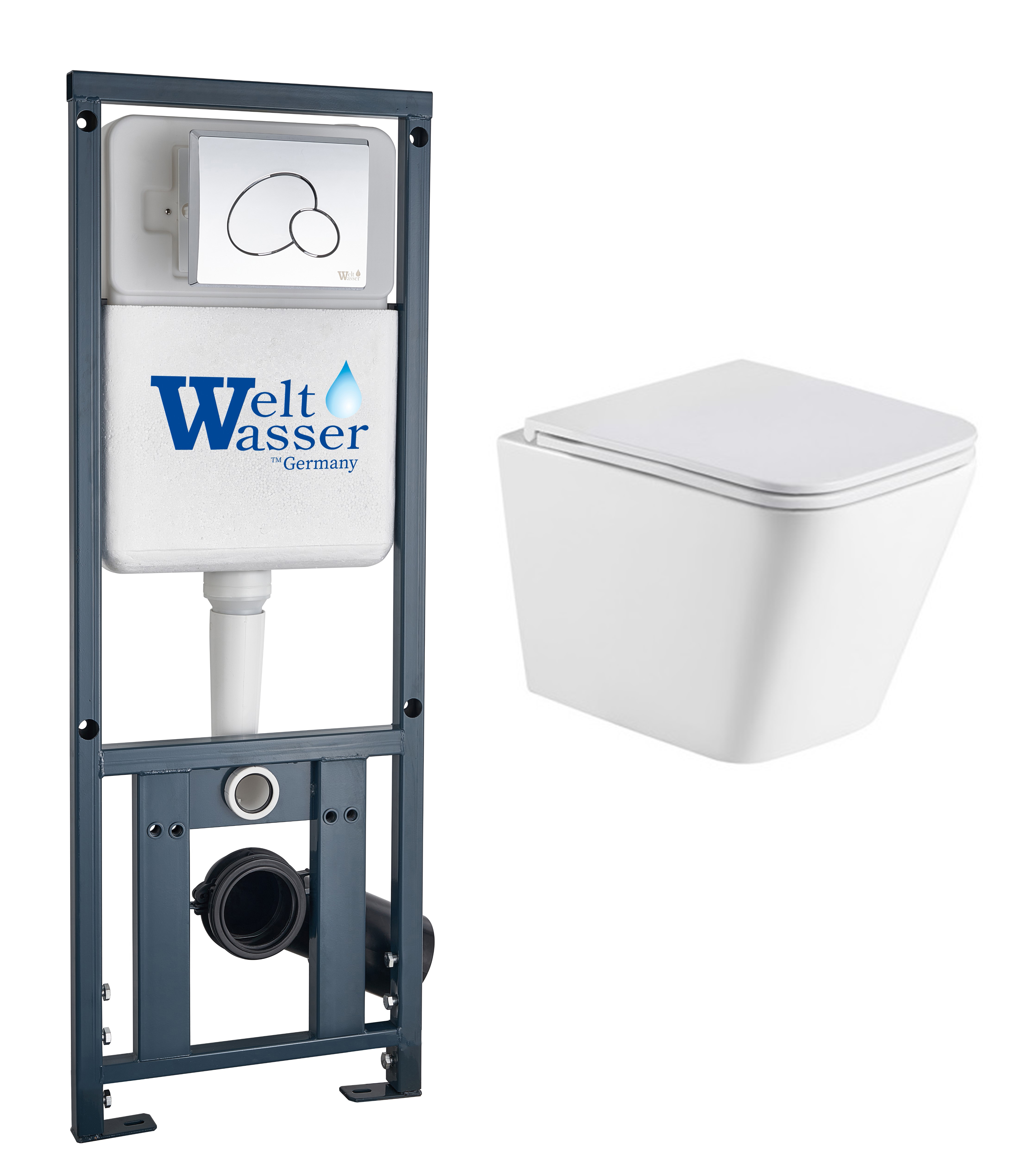 комплект инсталляции welt-wasser marberg 410 с унитазом gelbach 043 gl-wt и клавишей смыва mar 410 rd cr хром