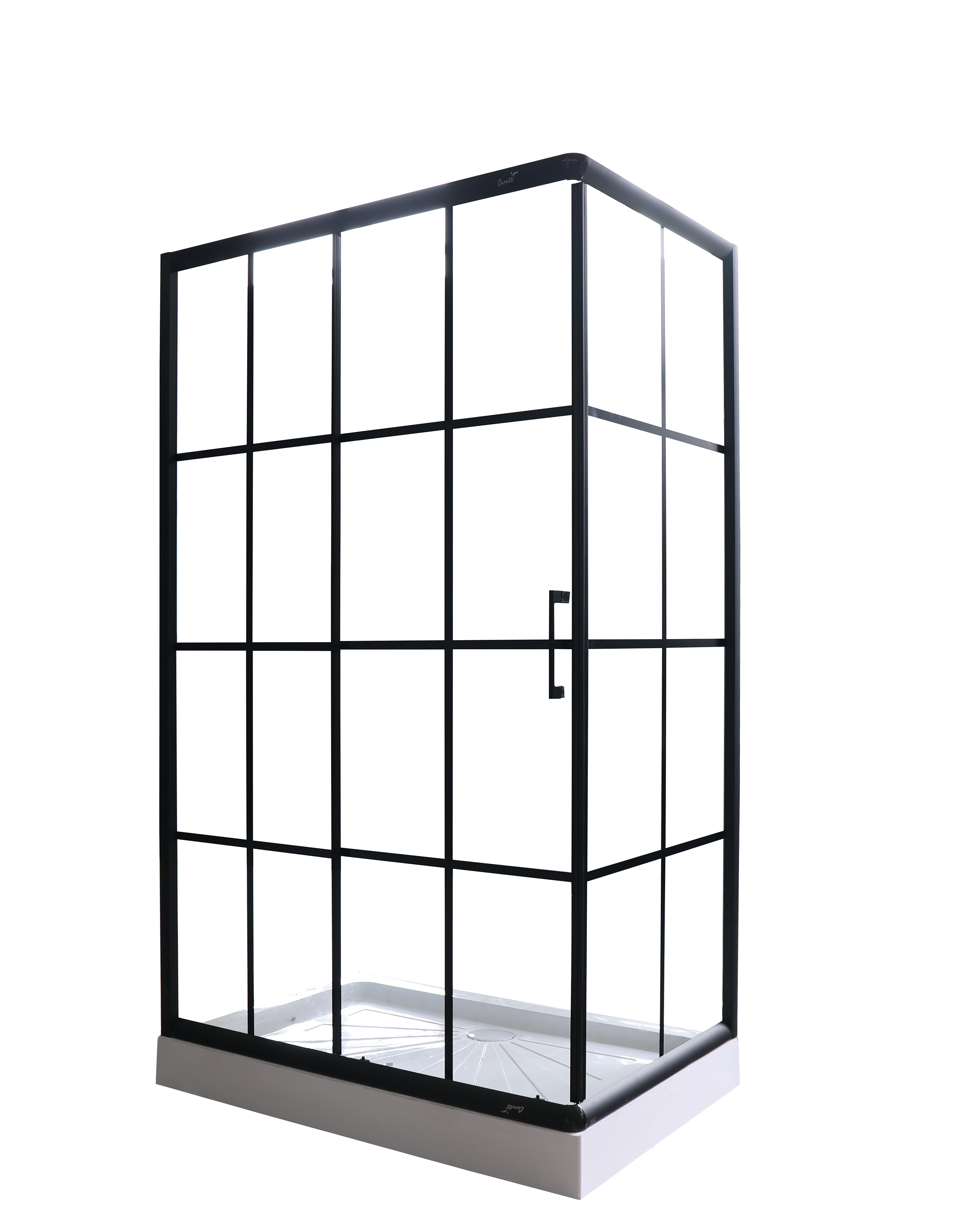 Душевой уголок Gutewetter Practic Rectan GK-422 95x70 (матовый хром/полистирол lines) фото 2 душевой уголок gutewetter practic rectan gk-422 95x70 (матовый хром/полистирол lines) фото 2