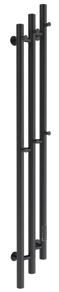 полотенцесушитель электрический маргроид ferrum inaro 3 cascade снш 120x6x12 черный матовый