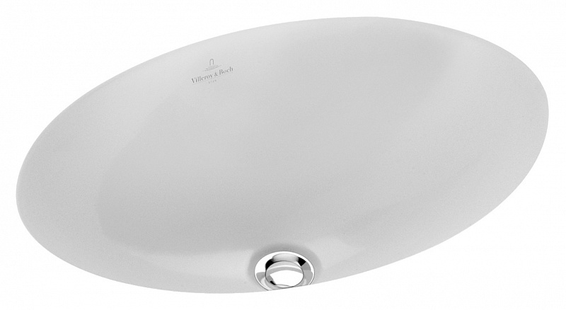 умывальник villeroy&boch loop&friends 616120r1 48,5x32,5 альпийский белый