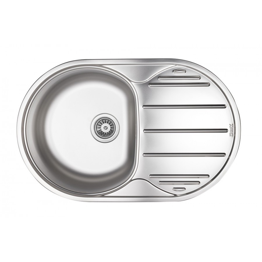 кухонная мойка zorg zll 7850 ov 78x50 микродекор